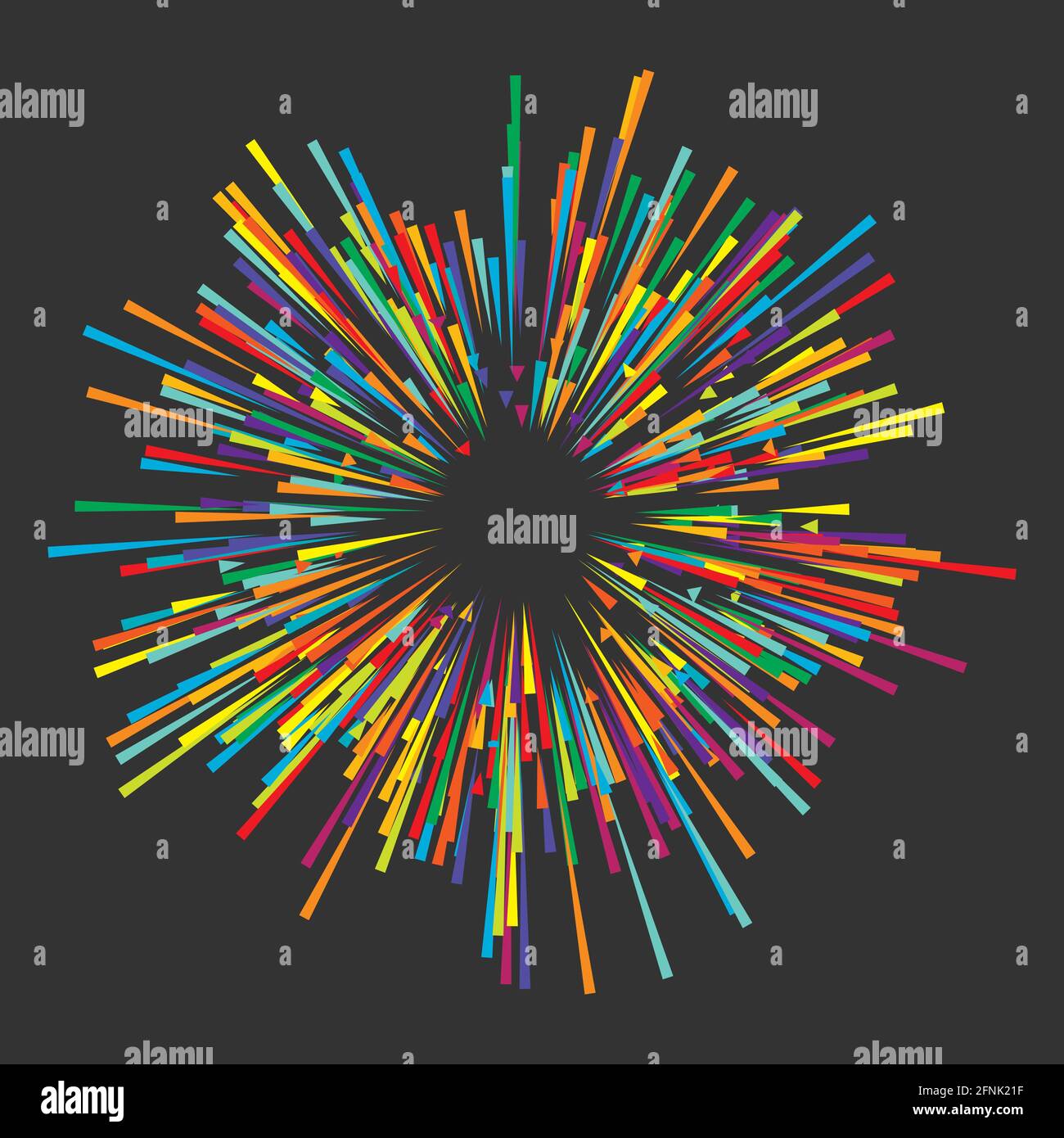 Random Radiating Patterns Radial, radiating lines beams, rays. Random lines diverging – Stock ...