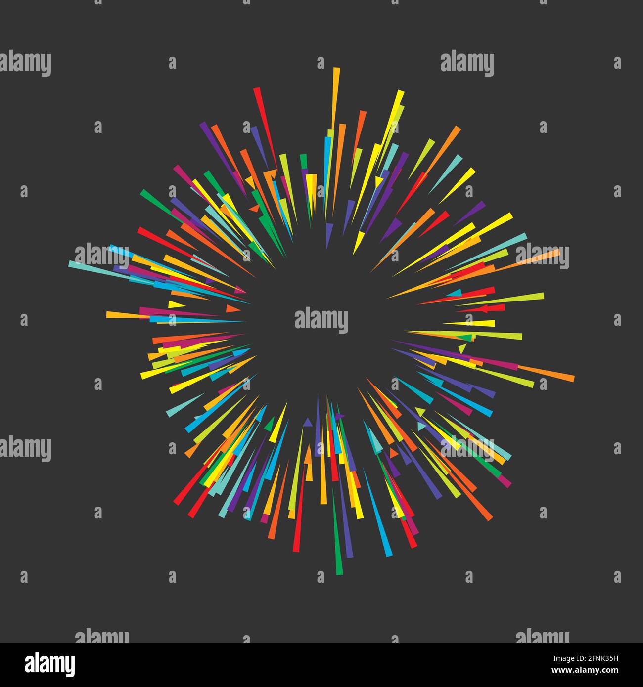 Random Radiating Paterns Radial, radiating lines beams, rays. Random lines diverging – Stock ...