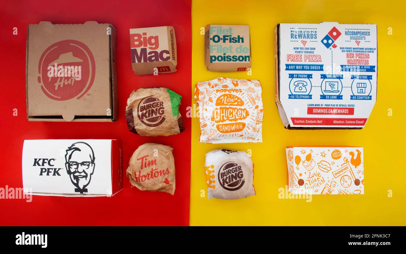 Canadian Fast Food Restaurant Logos
