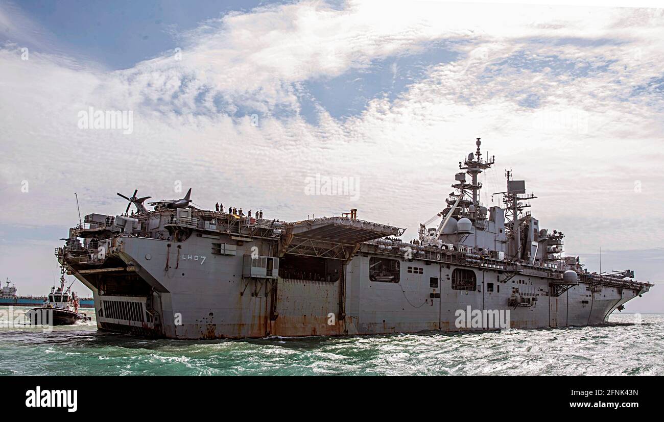 USS IWO JIMA Stock Photo