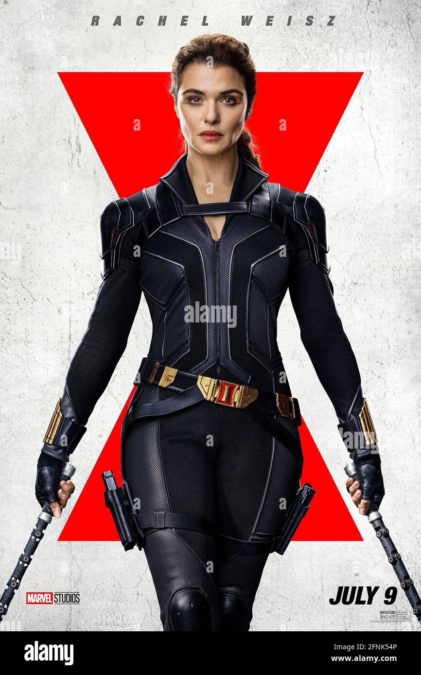 BLACK WIDOW, US character poster with updated release date of July 9