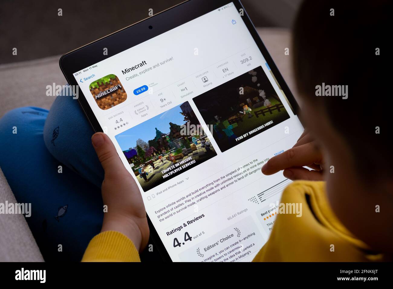 ROBLOX app seen on the screen of ipad which is in the hands of  unrecognisable child. Concept. Stafford, United Kingdom, May 18, 2021 Stock  Photo - Alamy