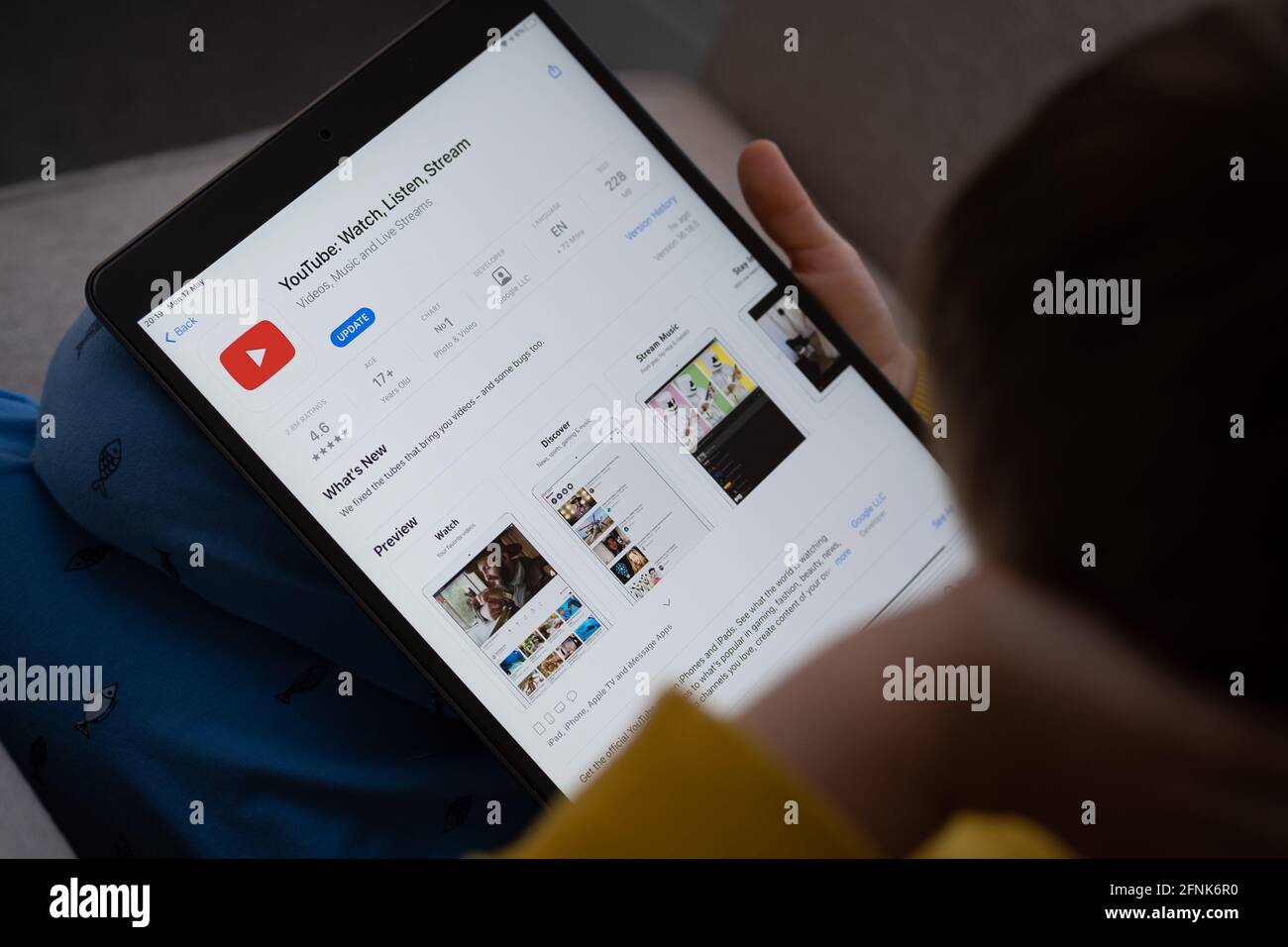 ROBLOX app seen on the screen of ipad which is in the hands of  unrecognisable child. Concept. Stafford, United Kingdom, May 18, 2021 Stock  Photo - Alamy