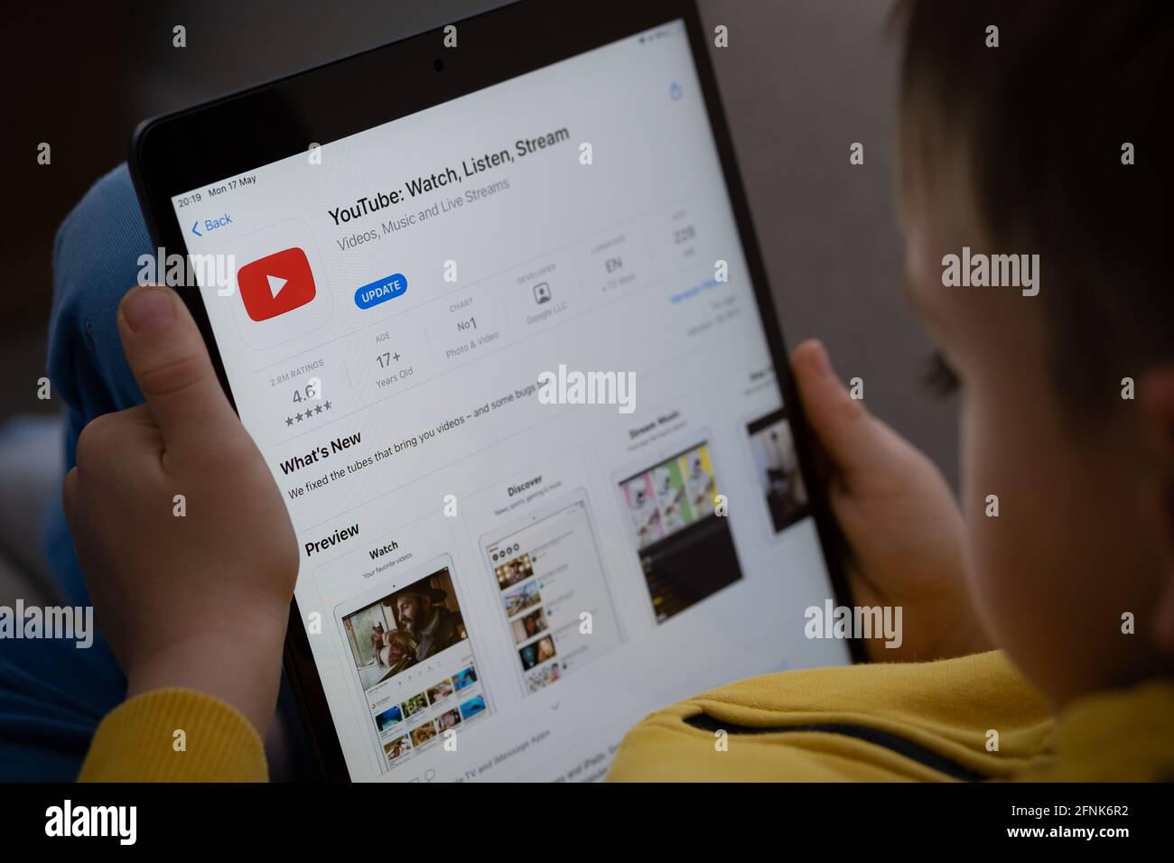 ROBLOX app seen on the screen of ipad which is in the hands of  unrecognisable child. Concept. Stafford, United Kingdom, May 18, 2021 Stock  Photo - Alamy