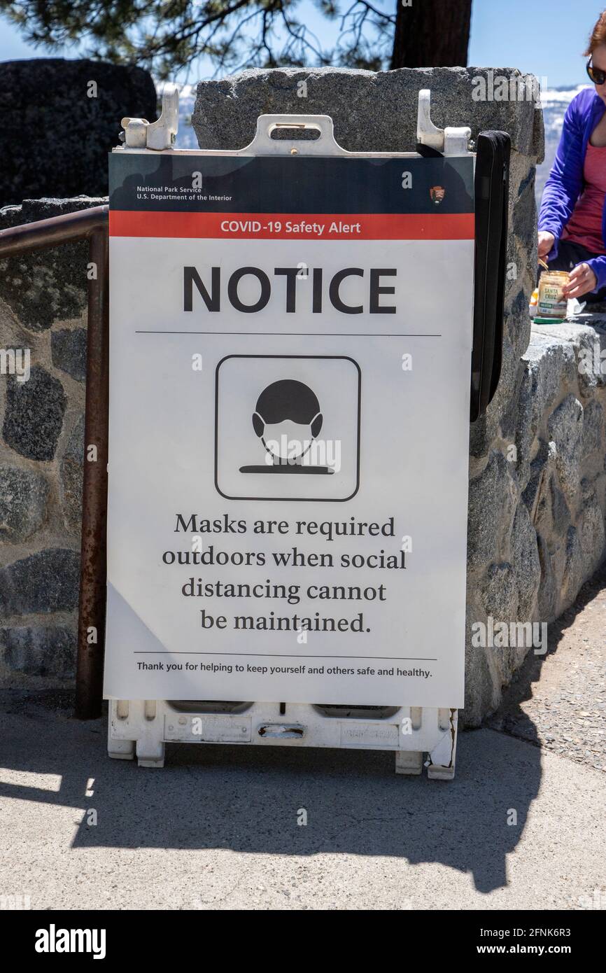 Scenes fromboth Washburn Point and Glacier Point Stock Photo