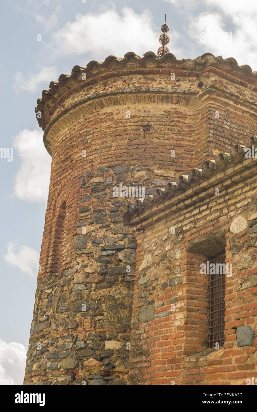 Details of an ancient abandoned Mosque roof in Almonaster la Real ...