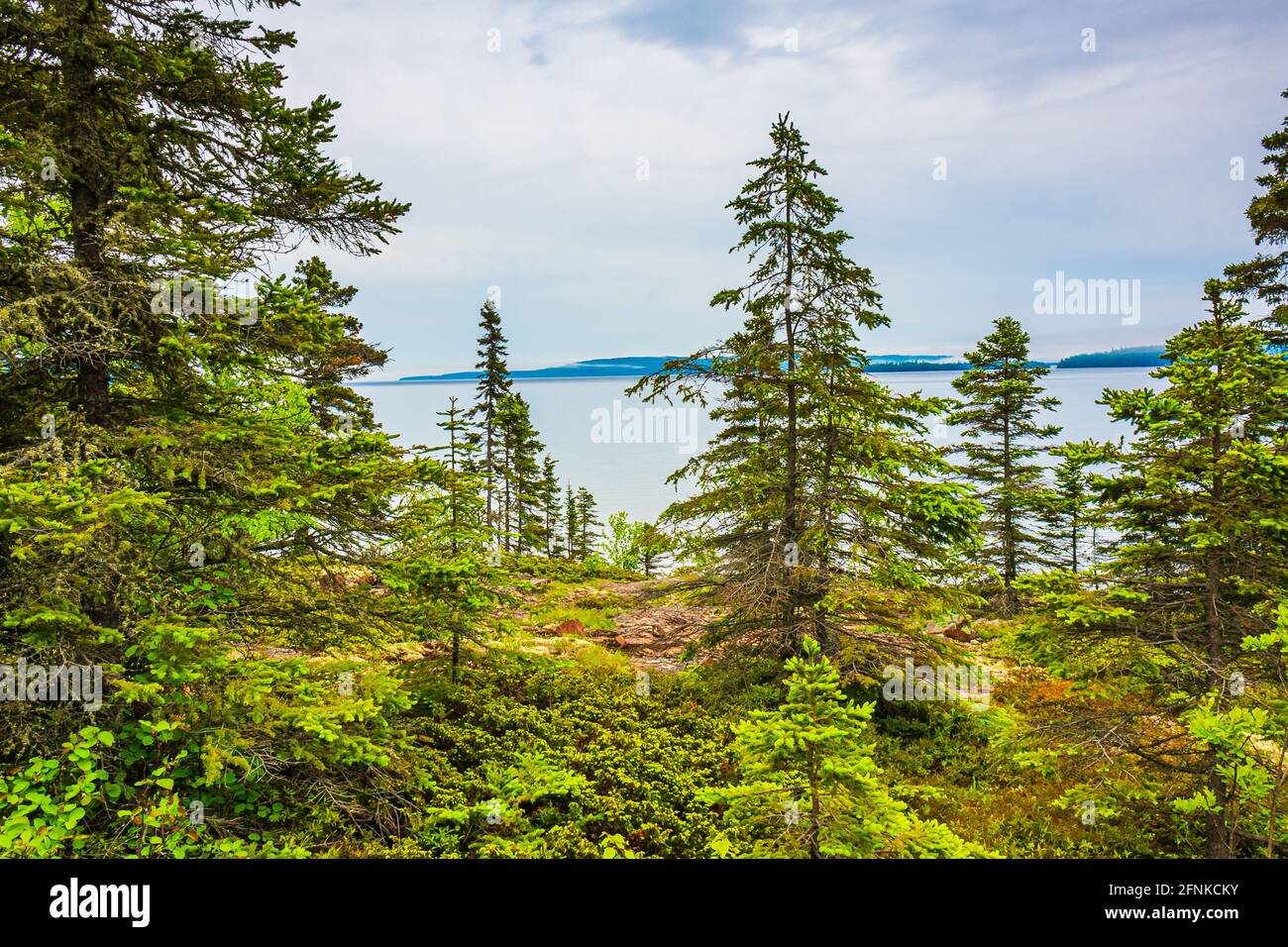 Kama Bay Lake Superior Nipigon Ontario Canada Red and Orange Rock Beach