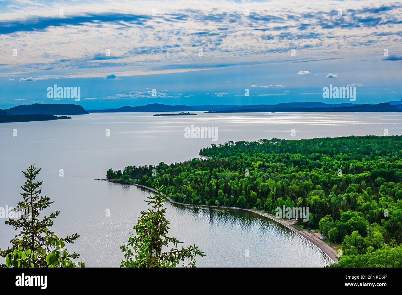 Kama Bay Nipigon Ontario Canada in Summer Stock Photo Alamy