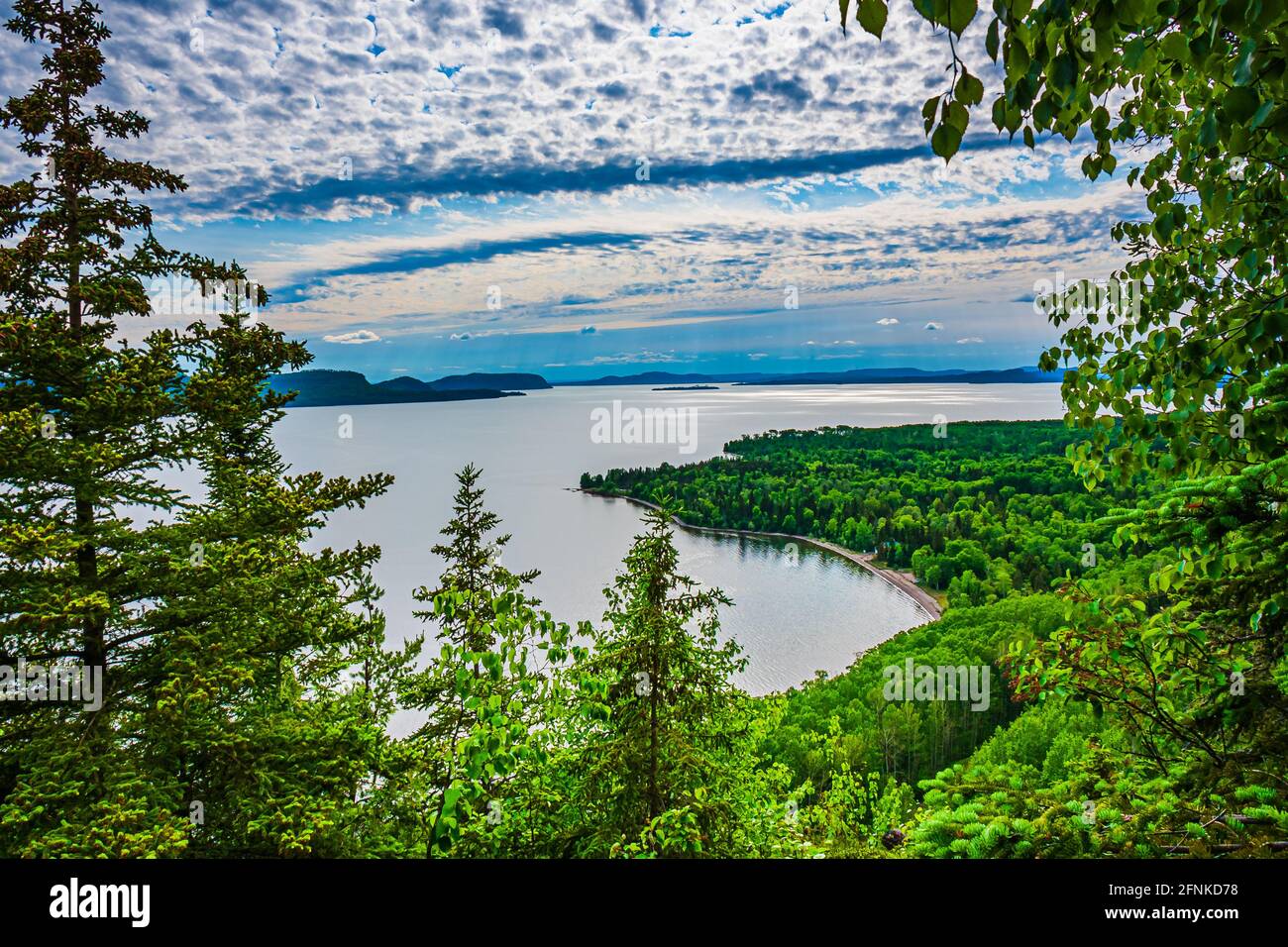 Kama Bay Nipigon Ontario Canada in Summer Stock Photo Alamy