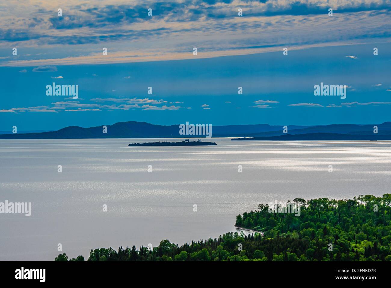 Kama Bay Nipigon Ontario Canada in Summer Stock Photo Alamy