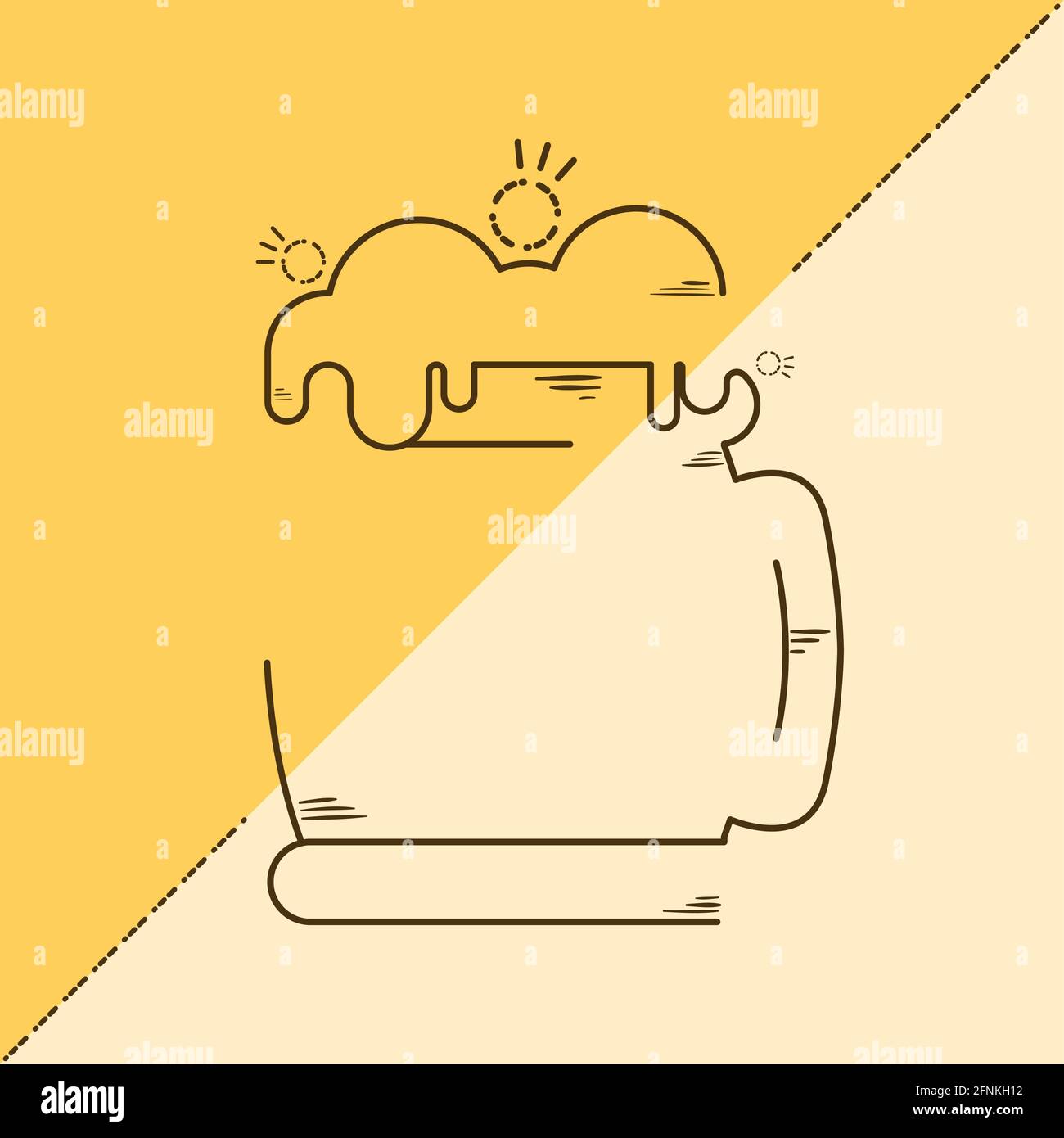 Outline of a beer mug with foam Stock Vector Image & Art - Alamy