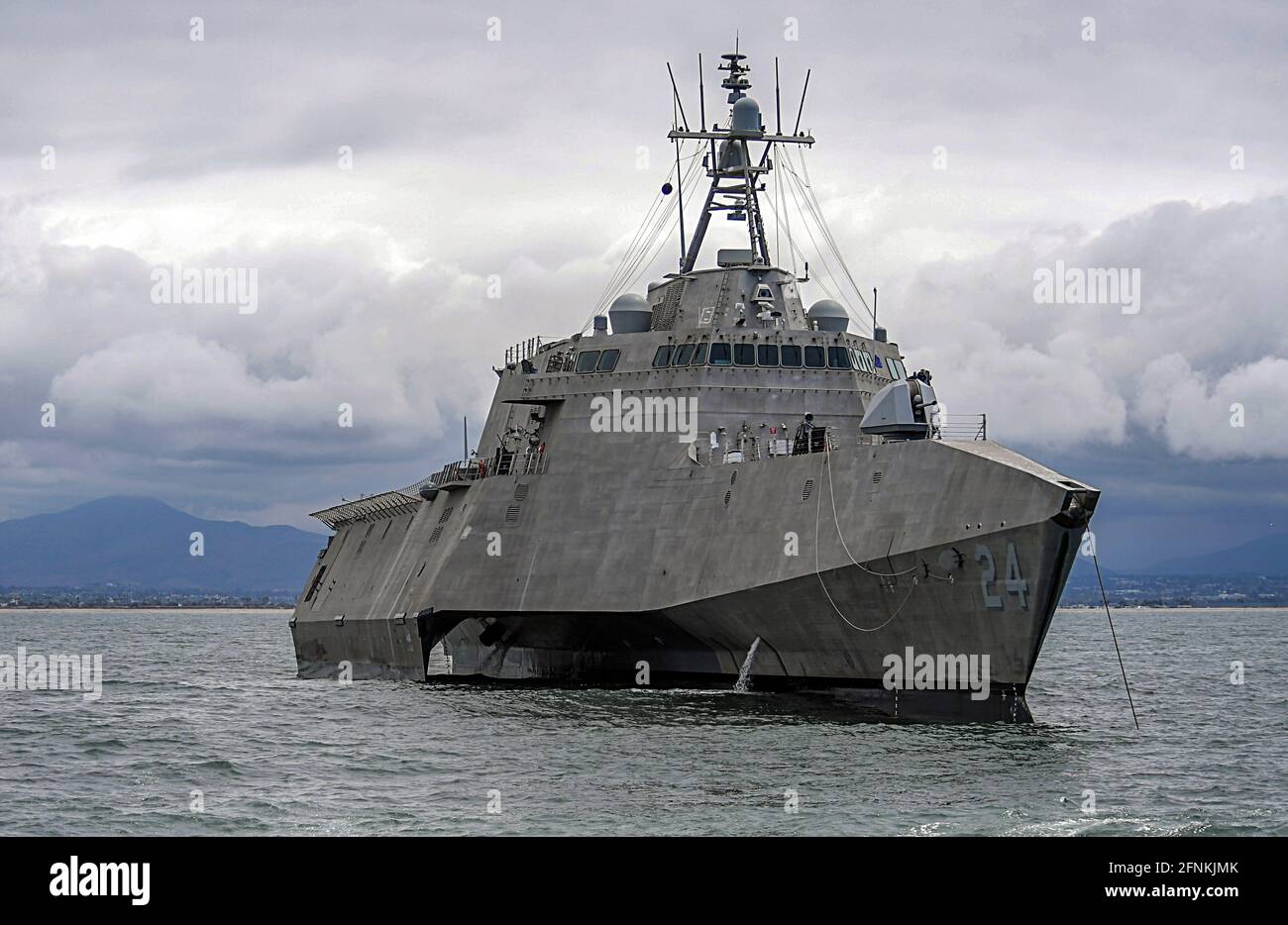 USS OAKLAND Stock Photo