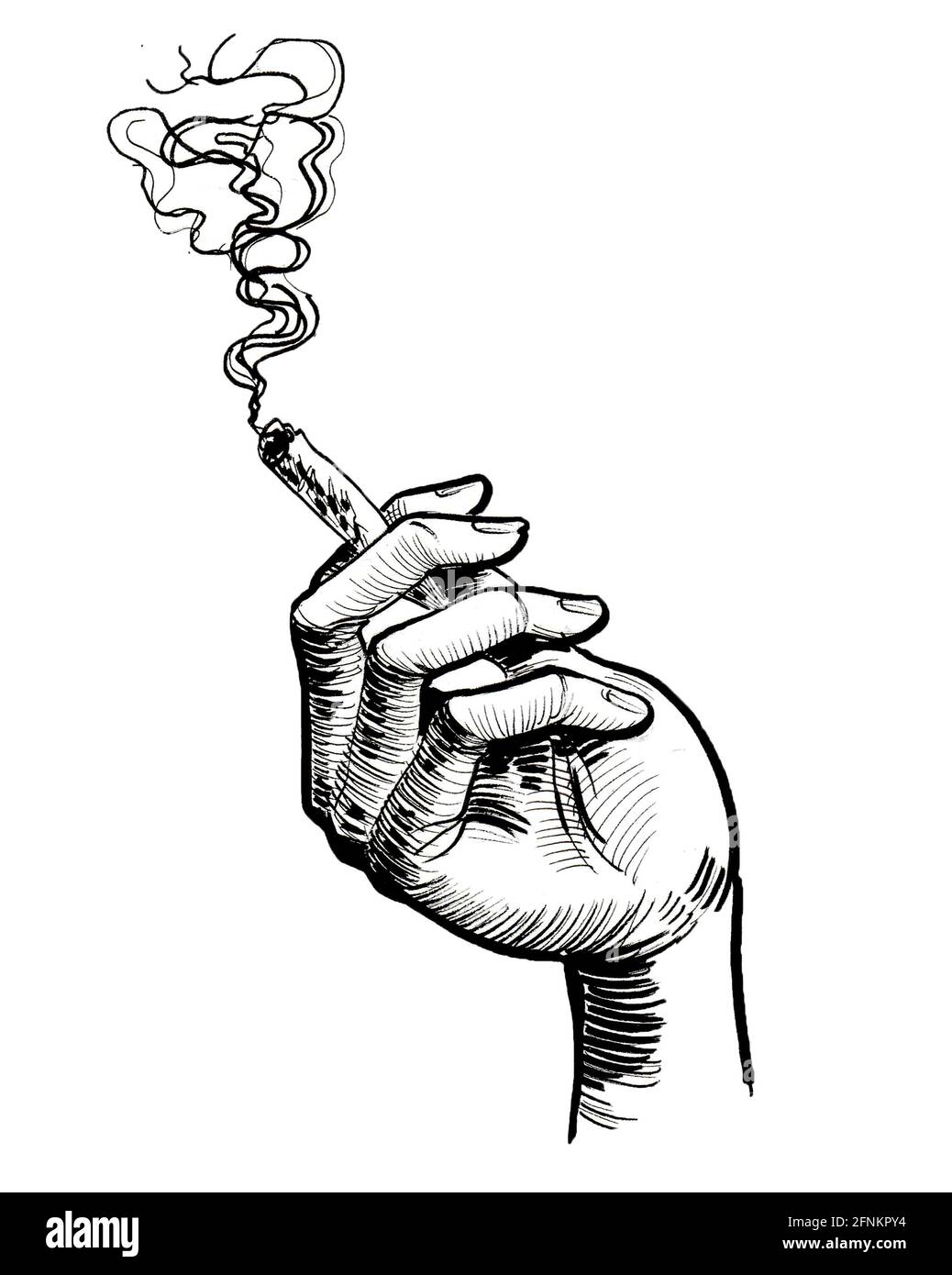 Smoking joint cartoon Cut Out Stock Images & Pictures Alamy