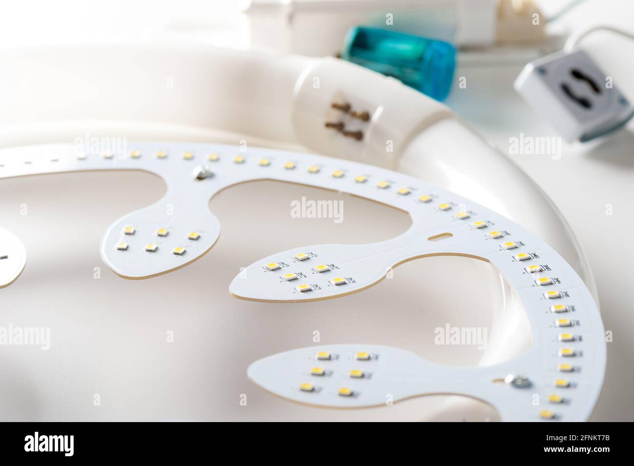 The energy saving LED ceiling light used to replace fluorescent tube