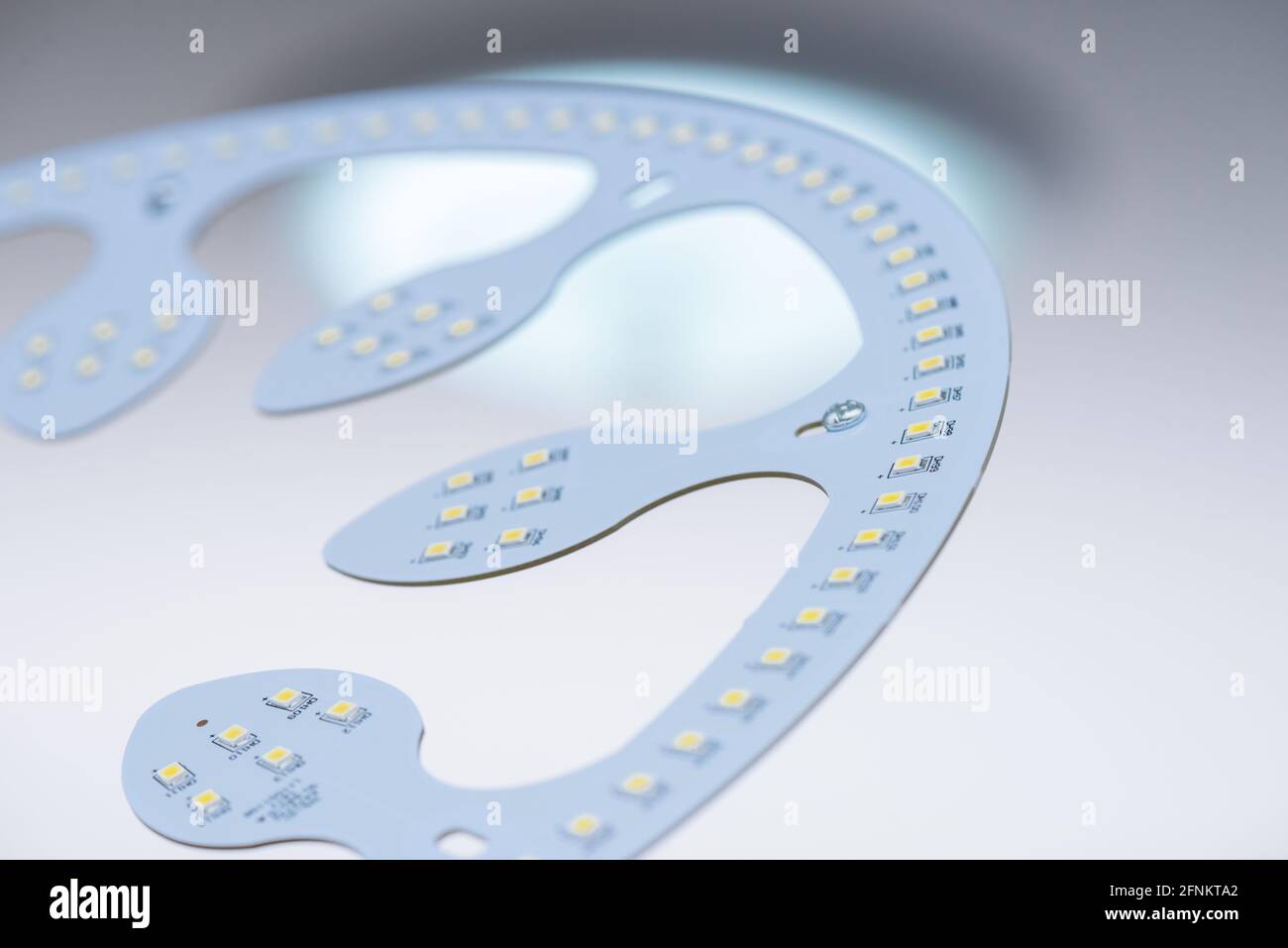The energy saving LED ceiling light used to replace fluorescent tube