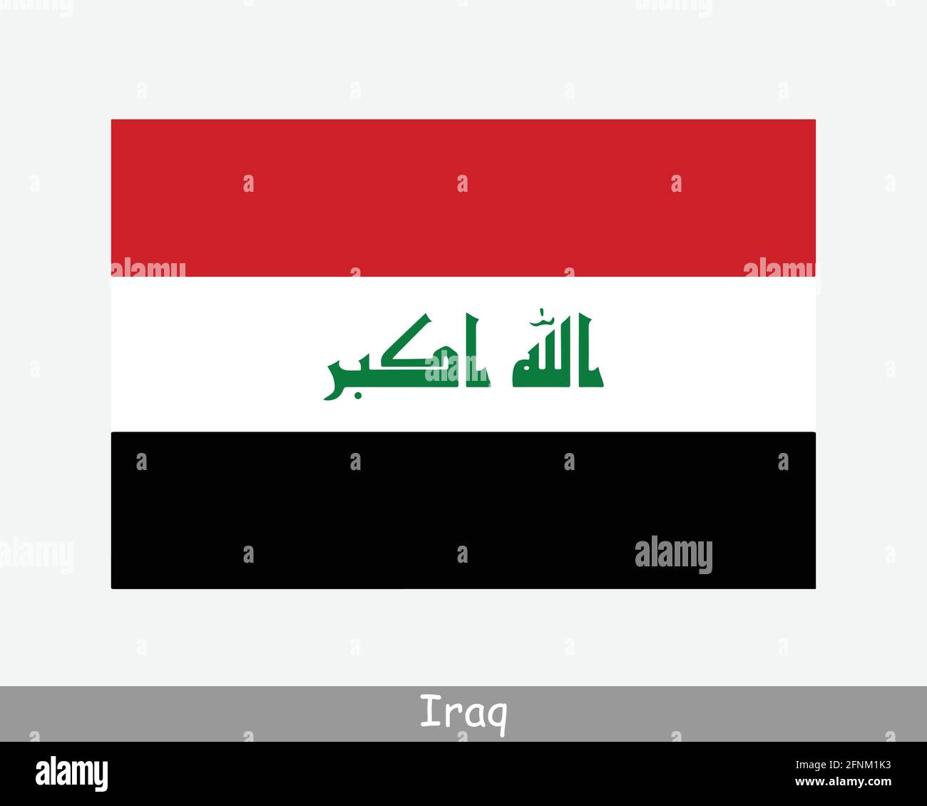 National Flag of Iraq. Iraqi Country Flag. Republic of Iraq Detailed  Banner. EPS Vector Illustration Cut File Stock Vector Image & Art - Alamy