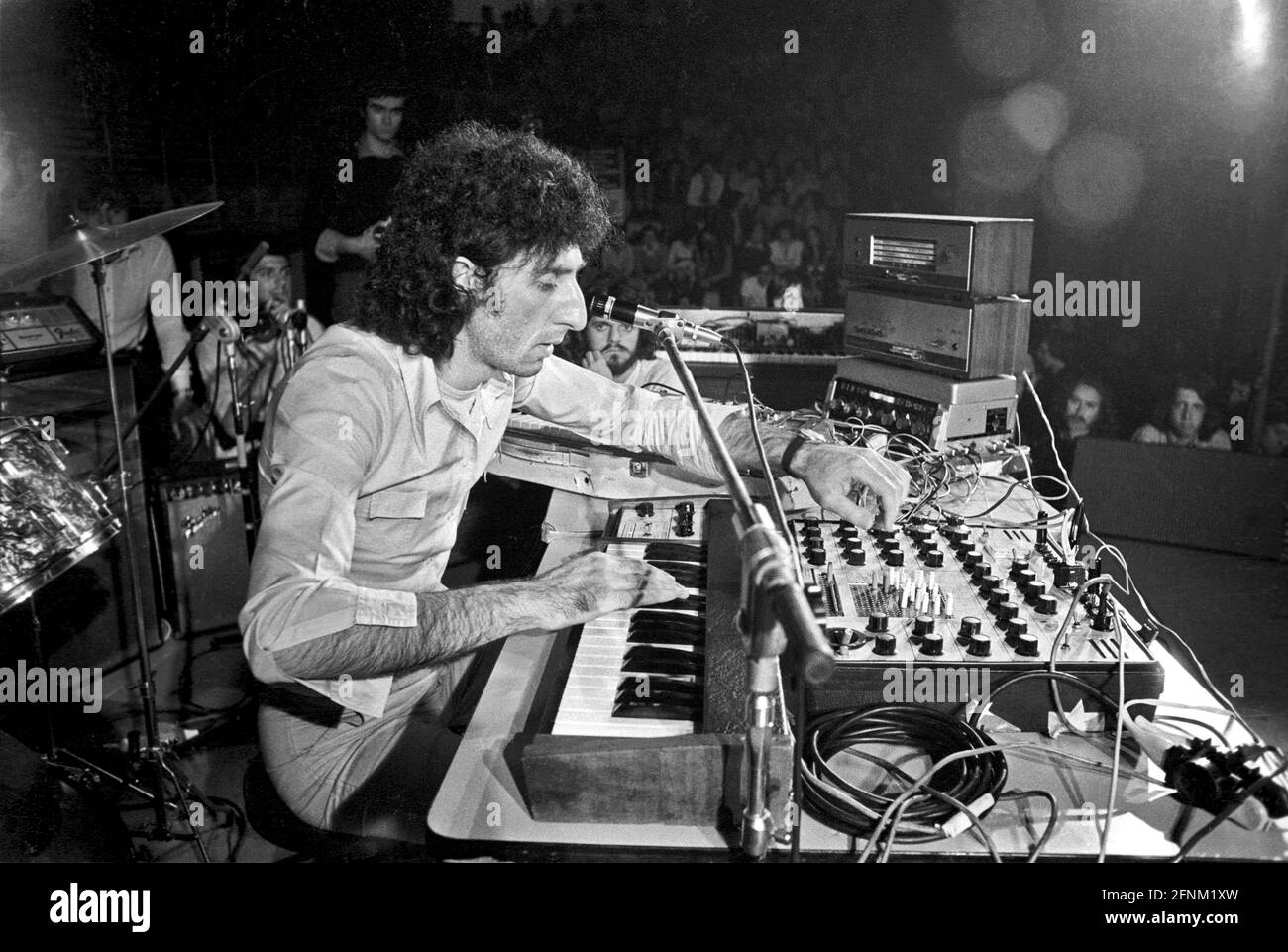 - the song writer Franco Battiato (Milan, 1976)   - il cantautore Franco Battiato (Milano, 1976) Stock Photo