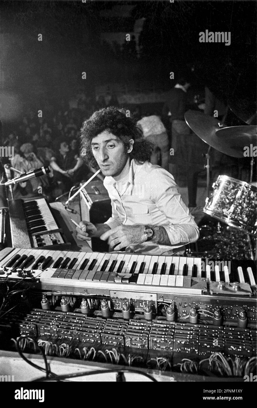 - the song writer Franco Battiato (Milan, 1976)   - il cantautore Franco Battiato (Milano, 1976) Stock Photo