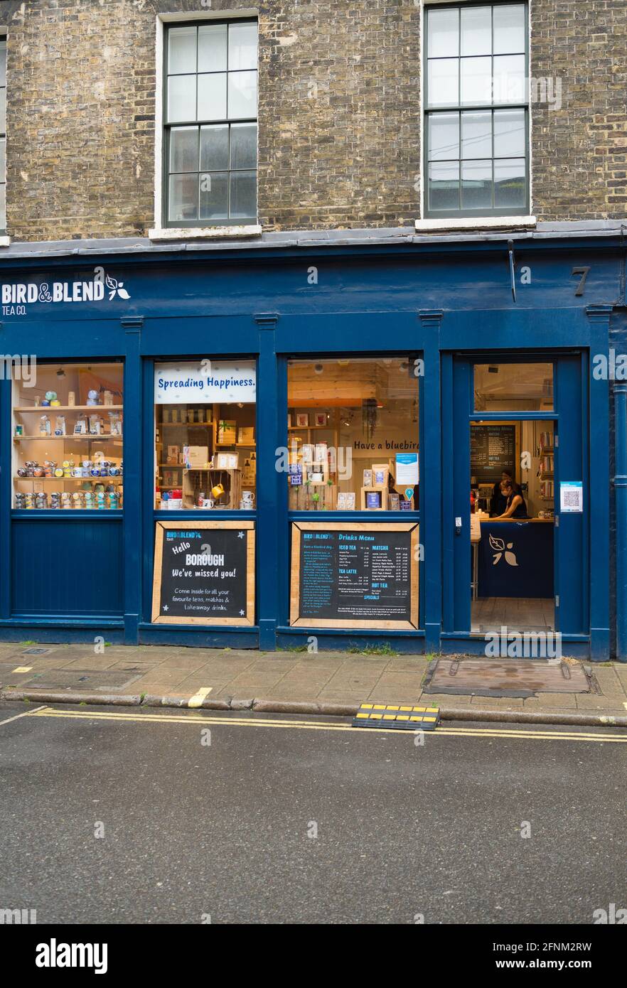 Bird & Blend Tea Company. A specialist shop selling a large range of