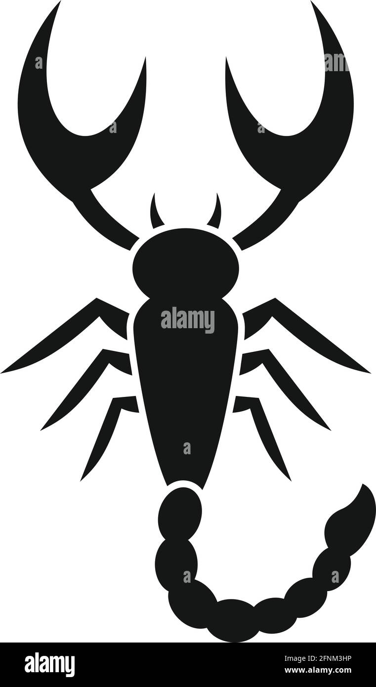scorpion symbol simple