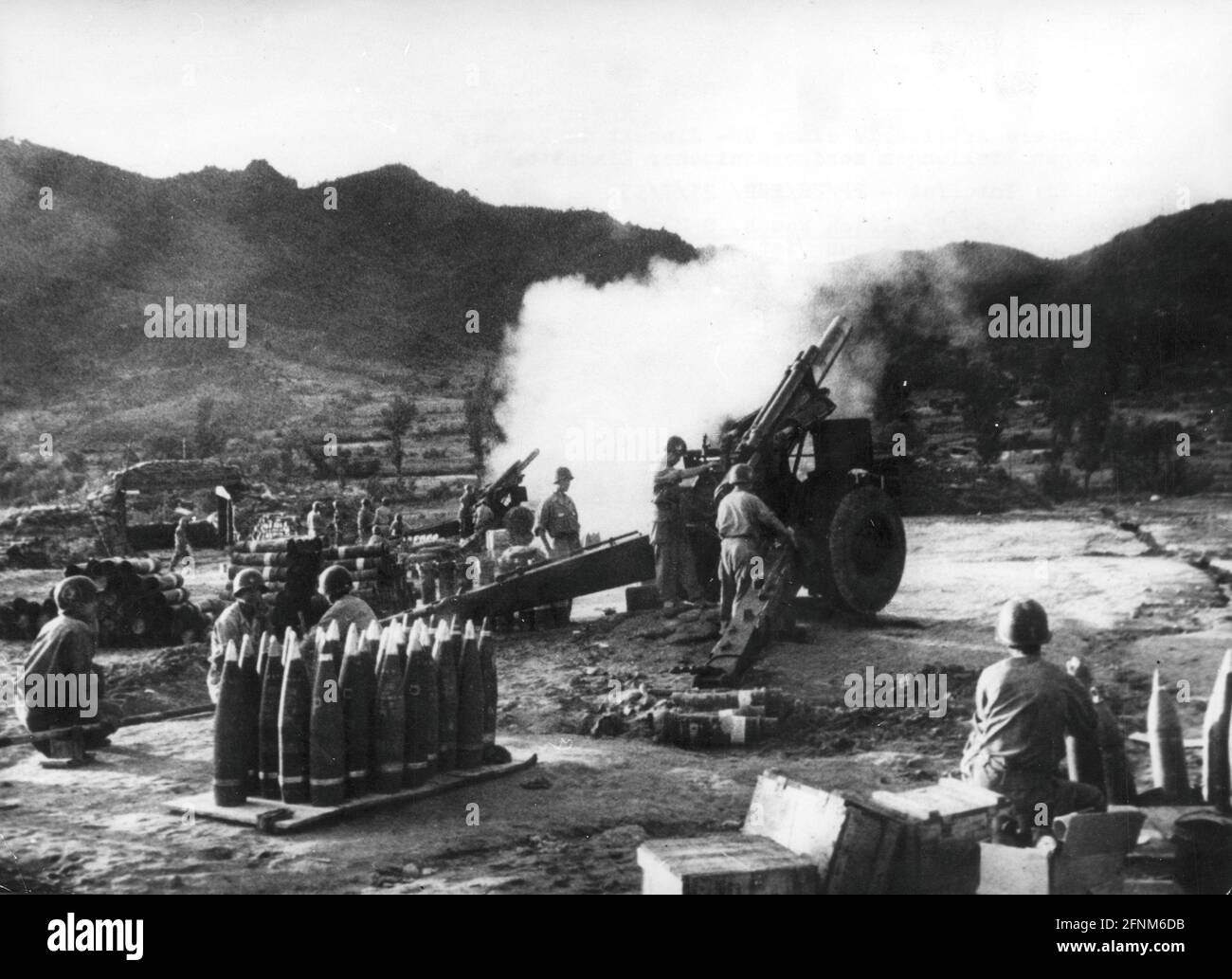 events, Korean War 1950 - 1953, ADDITIONAL-RIGHTS-CLEARANCE-INFO-NOT-AVAILABLE Stock Photo