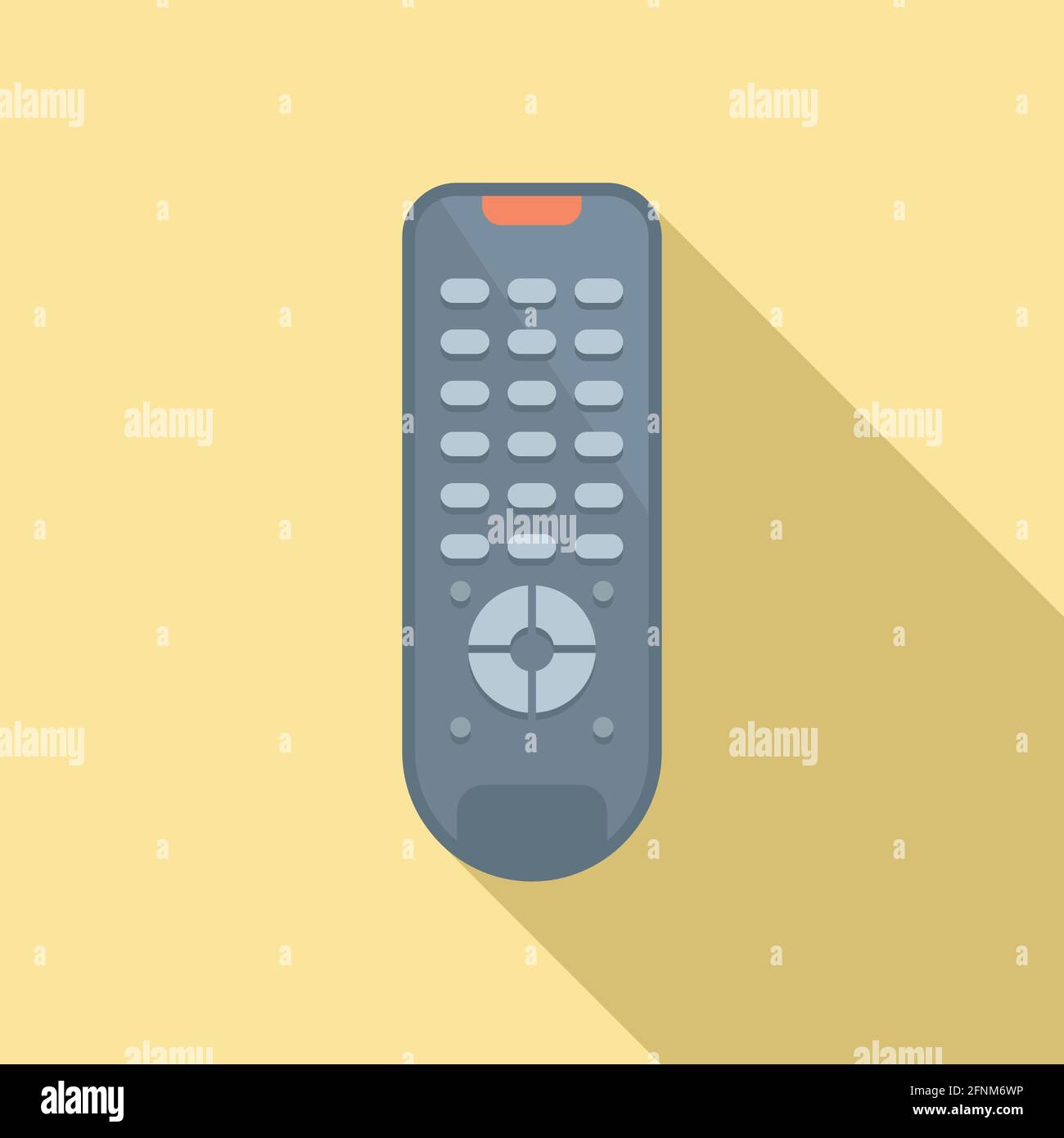 Tv remote control icon, flat style Stock Vector Image & Art - Alamy