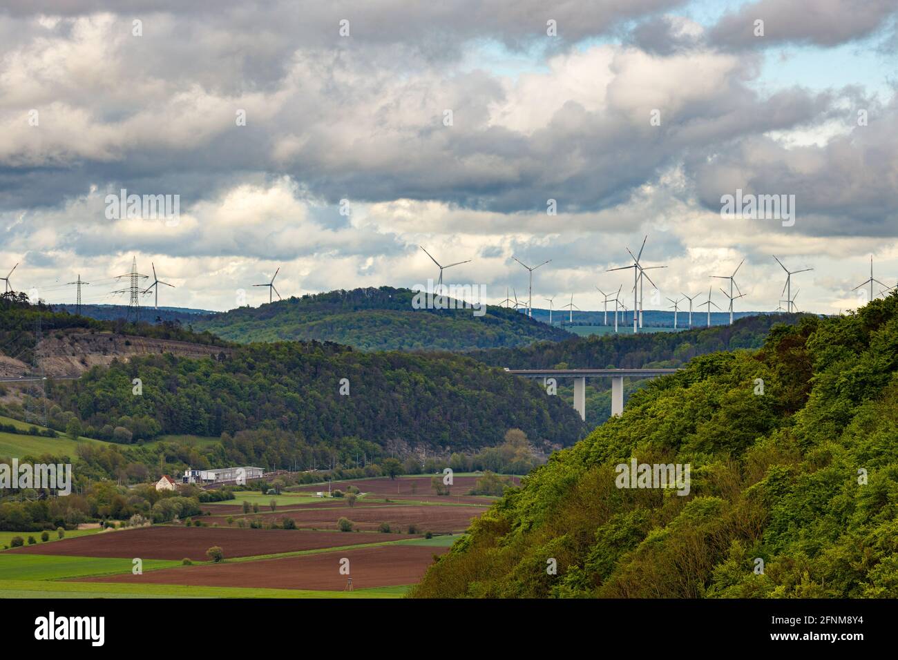 The alternative wind energy for ecology Stock Photo
