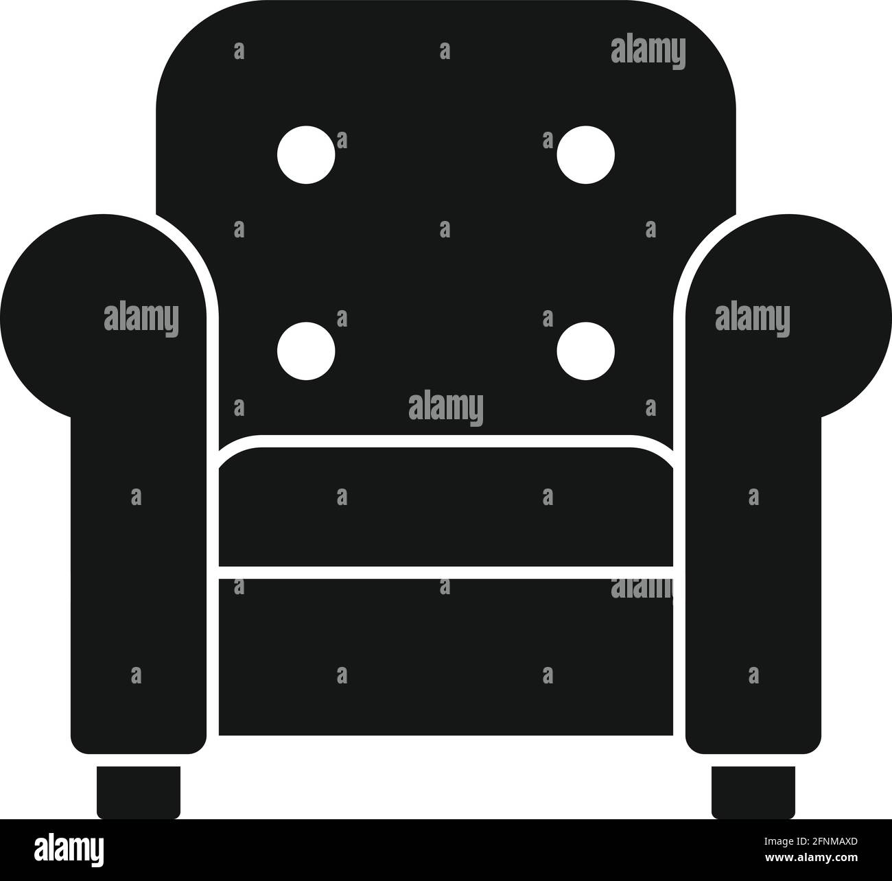 Soft armchair icon, simple style Stock Vector Image & Art - Alamy