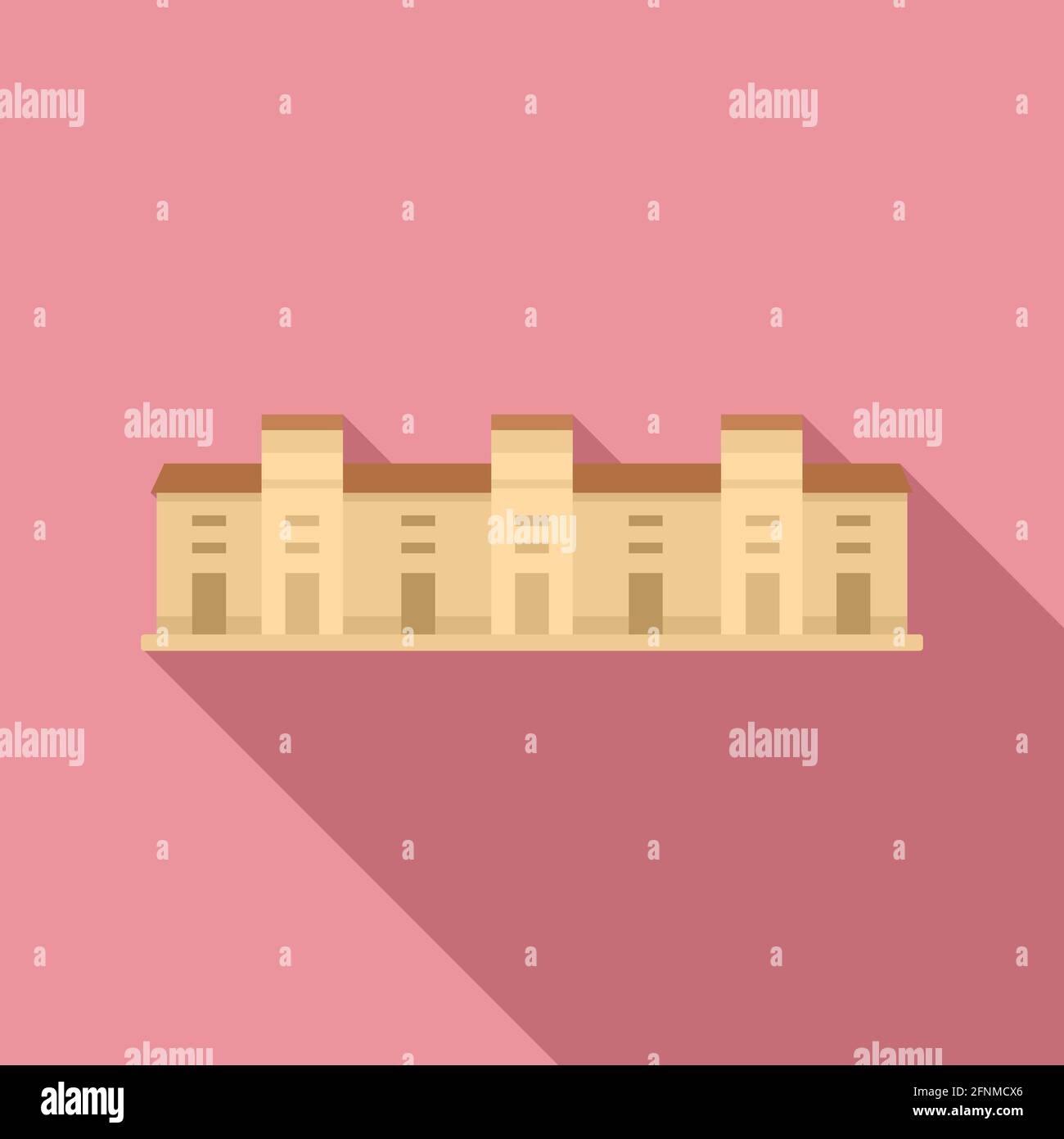 Chinese wall icon, flat style Stock Vector Image & Art - Alamy