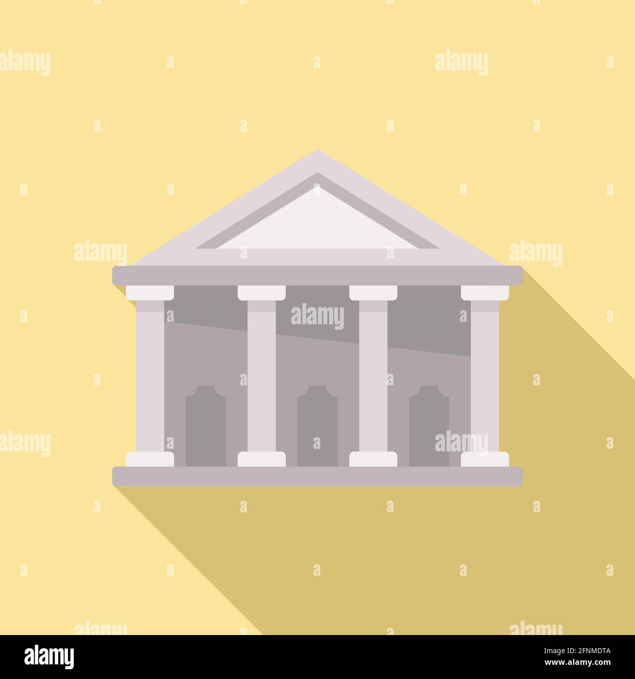 Ancient sightseeing icon, flat style Stock Vector Image & Art - Alamy