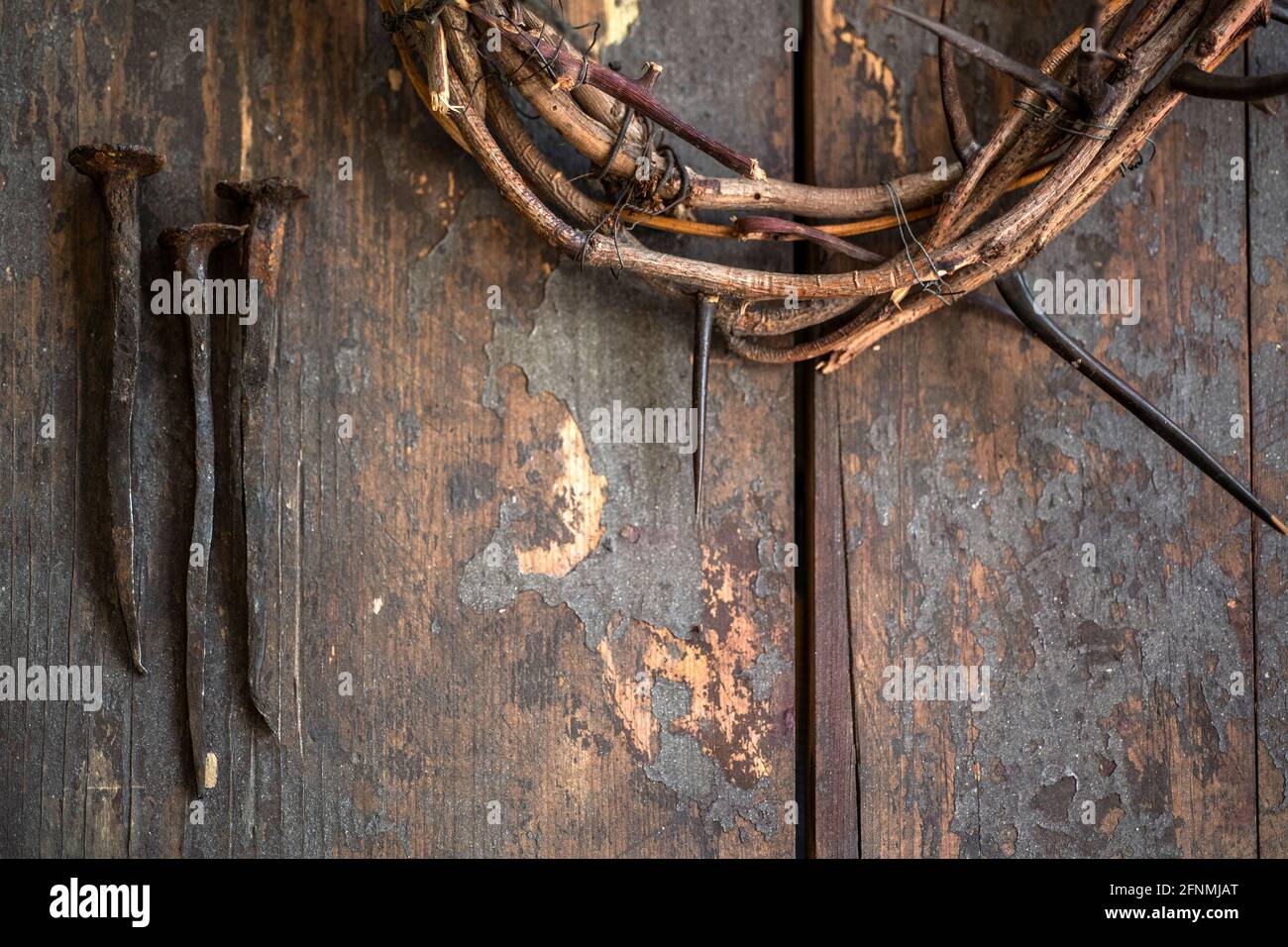 Crown thorns nails hi-res stock photography and images - Alamy