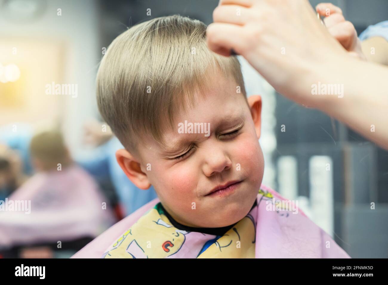 Funny hairstyle boy hi-res stock photography and images - Alamy