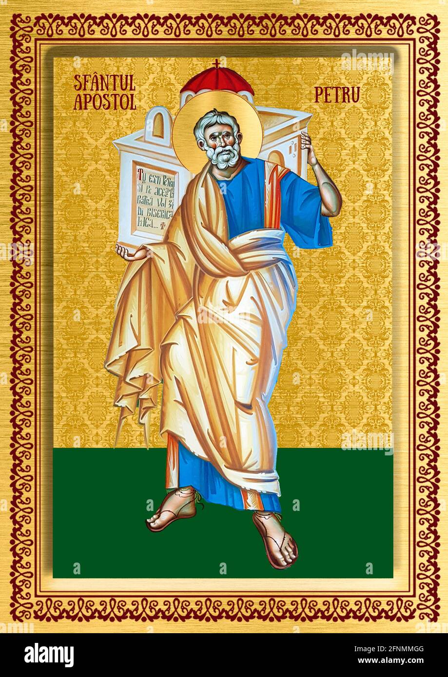 Orthodox byzantine iconography Stock Photo - Alamy