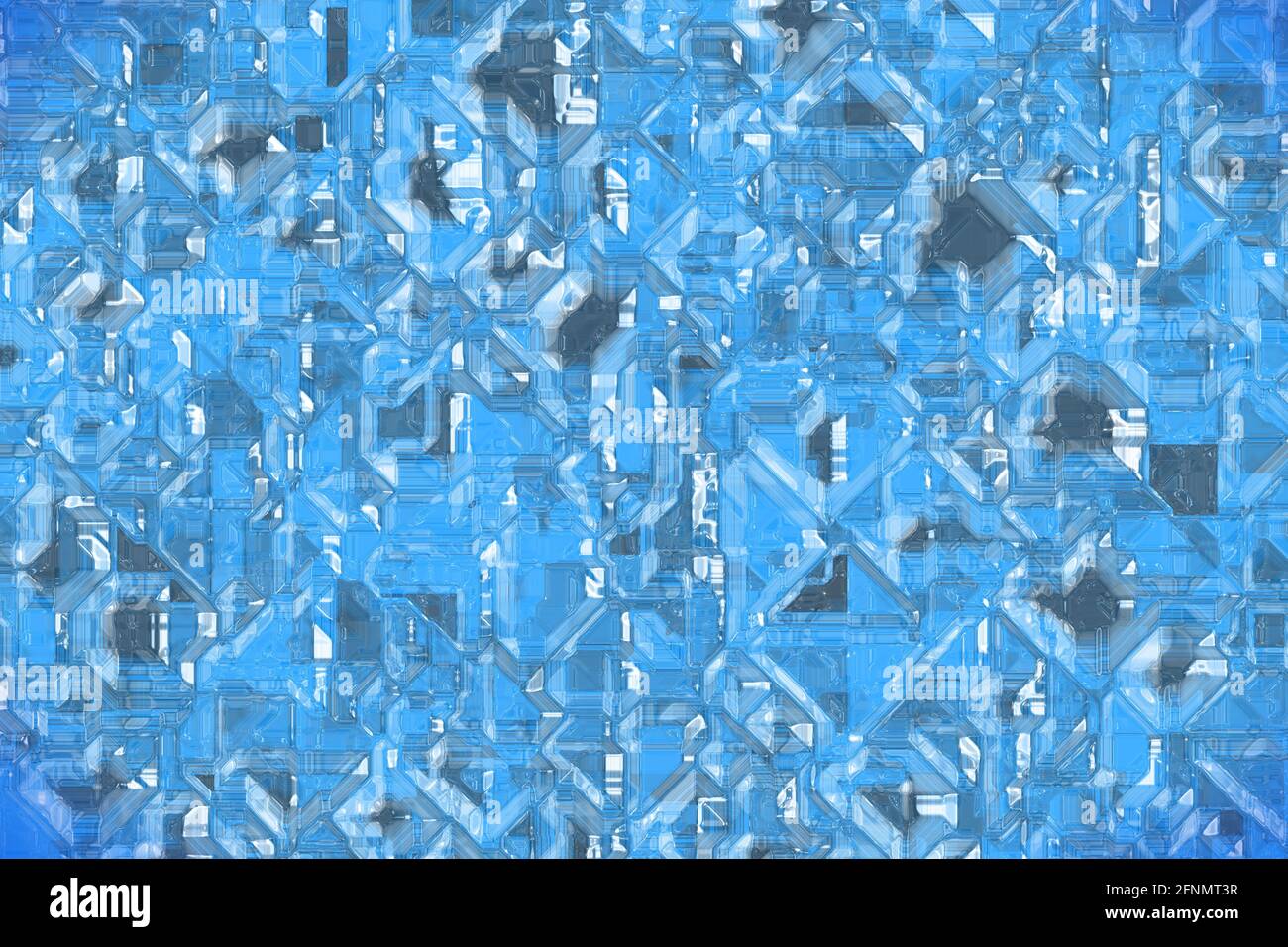 cute blue hi-tech digital template cg backdrop illustration Stock Photo ...