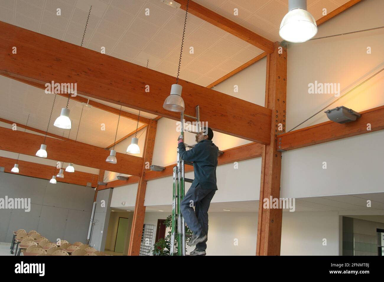 Works in an enterprise restaurant, France Stock Photo Alamy