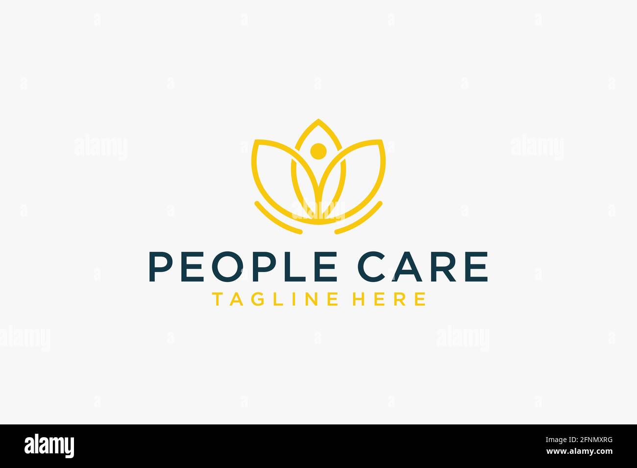 Social Humanity People Logo. Flat Vector Logo Design Template. Stock Vector