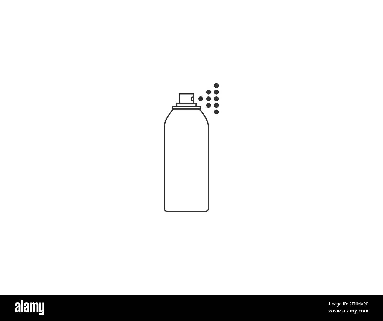 Vector illustration. Aerosol bottle spray icon Stock Vector Image & Art ...