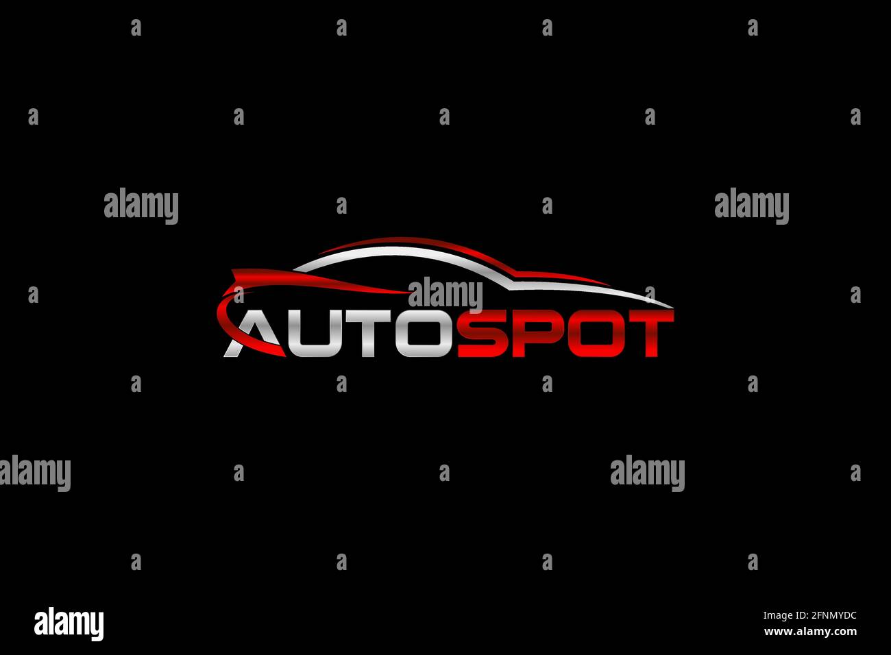 Car Garage Premium Concept Logo Design. Stock Vector