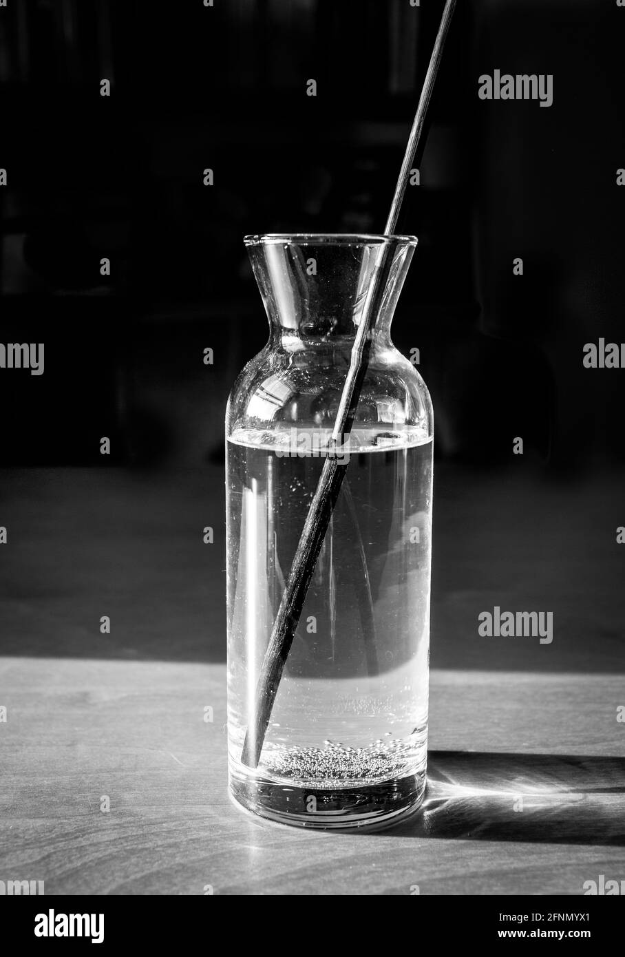Glass vase Black and White Stock Photos & Images - Alamy