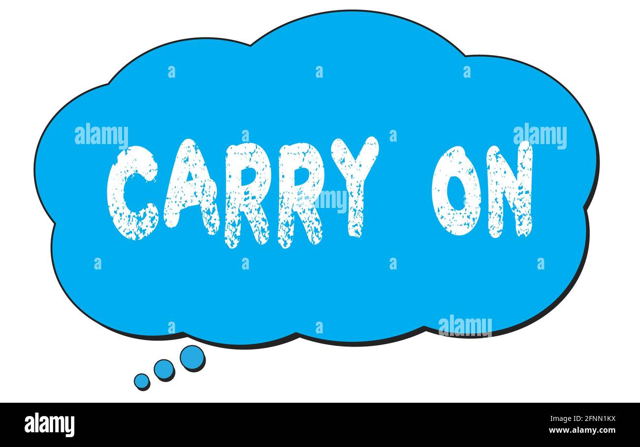 Carry on text cloud hi-res stock photography and images - Alamy