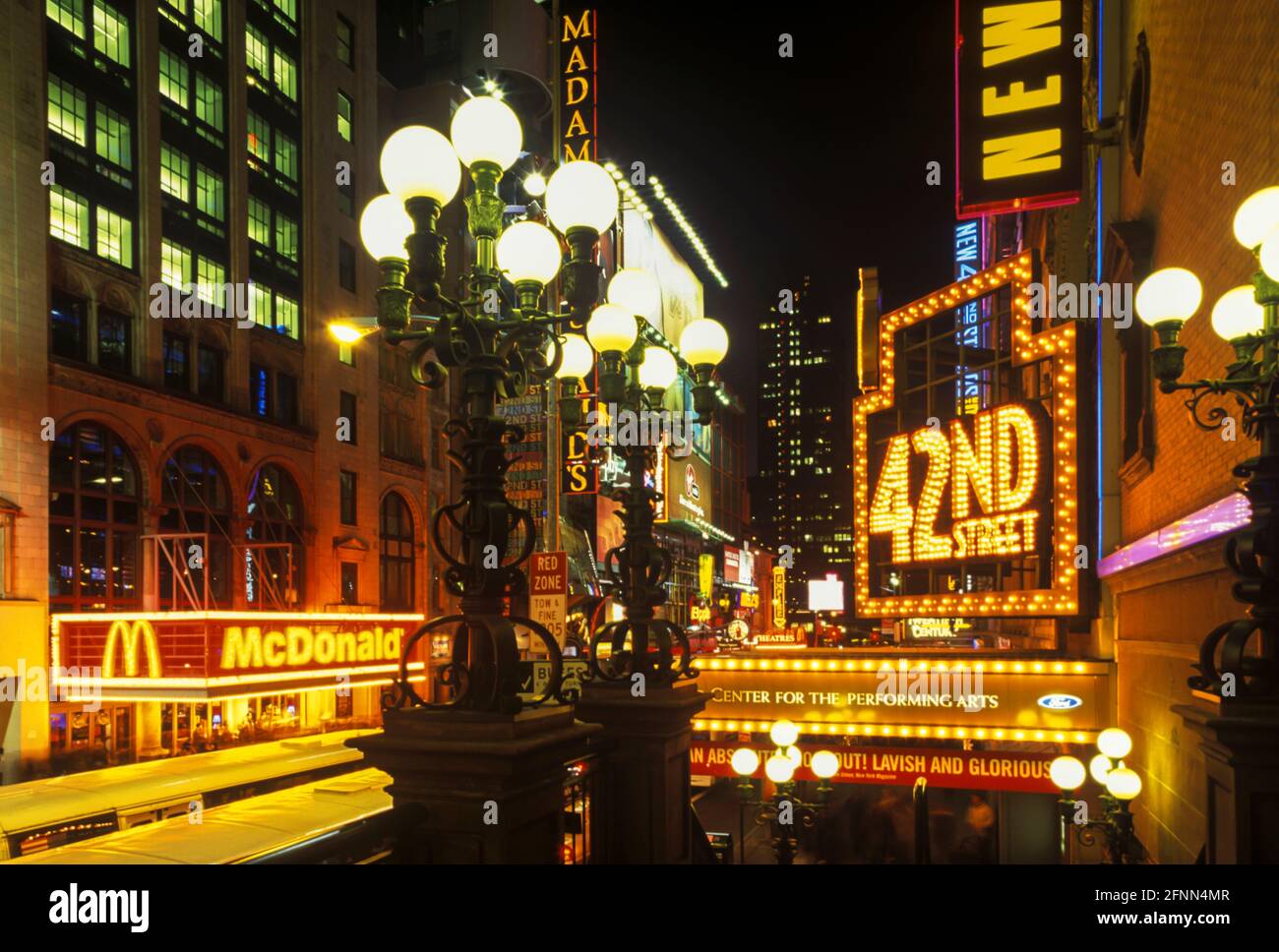 2004 HISTORICAL NEW VICTORY THEATER (©ALBERT WESTOVER 1900) FORTY SECOND STREET MIDTOWN MANHATTAN NEW YORK CITY USA Stock Photo