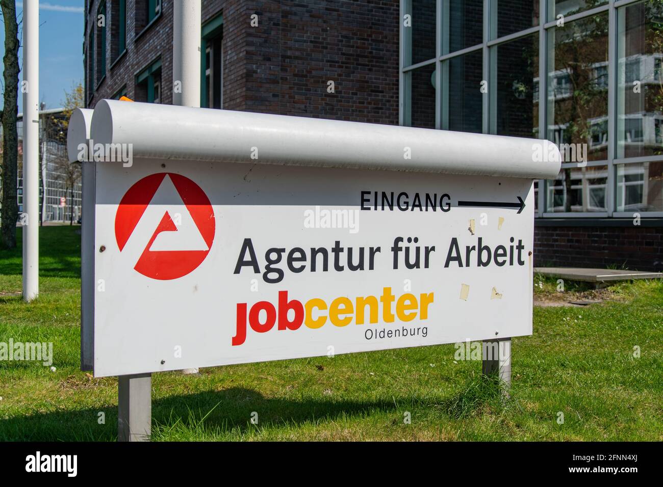 Employment Agency And Jobcenter In Oldenburg. Stock Photo