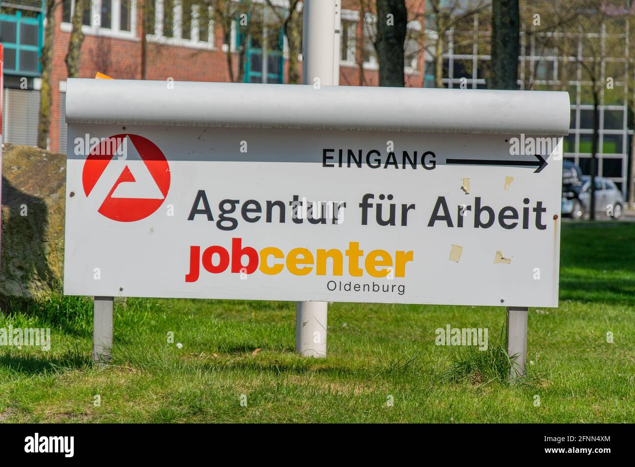 Jobcenter And Employment Agency In Oldenburg. Stock Photo