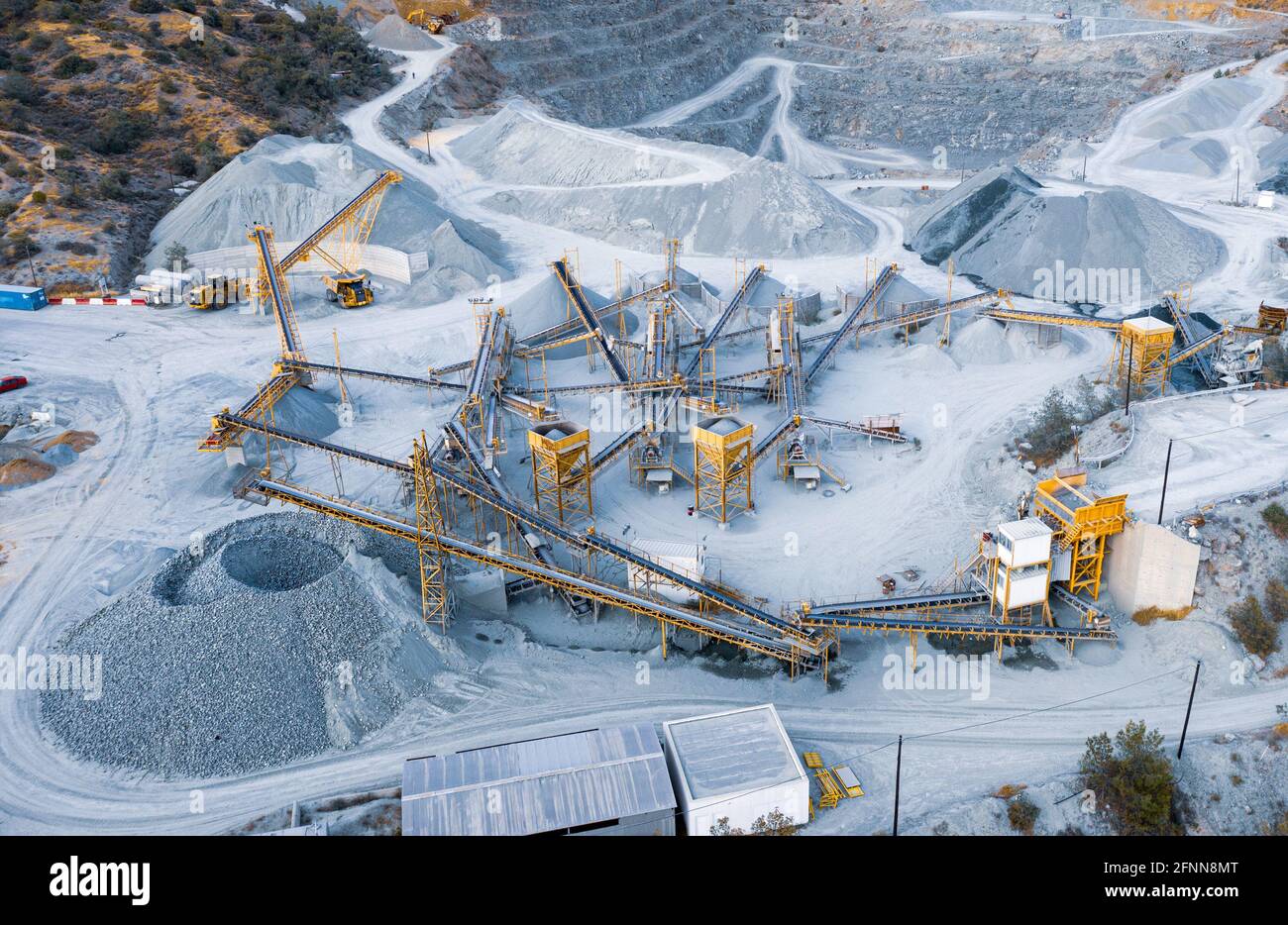 Gravel piles hi-res stock photography and images - Alamy
