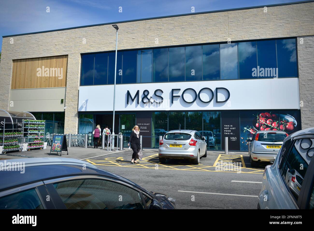M&S Food Ripon North Yorkshire England Stock Photo Alamy