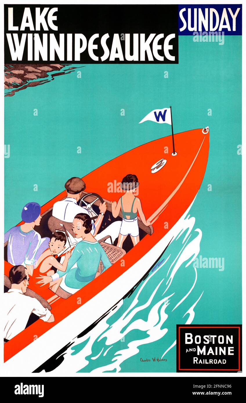 American speedboat Cut Out Stock Images & Pictures - Alamy