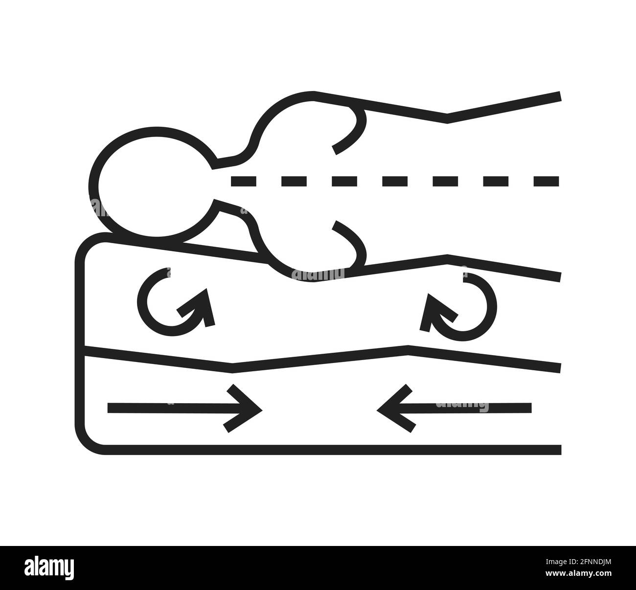Orthopaedic matrass icon vector. Physical therapy line sign Arthritis