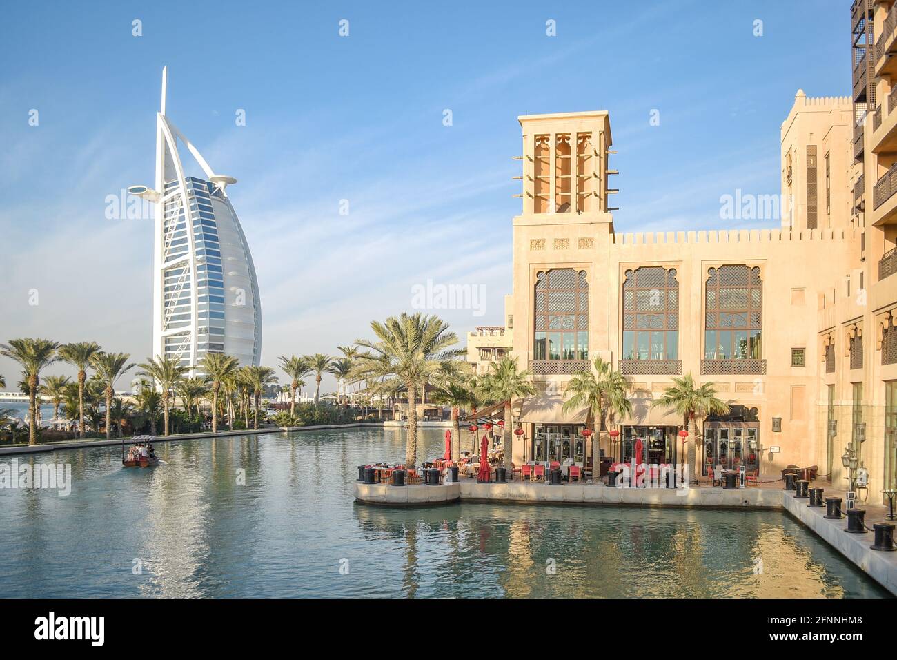 DUBAI, UNITED ARAB EMIRATES - Jan 10, 2019: Burj al Arab hotel, Dubai