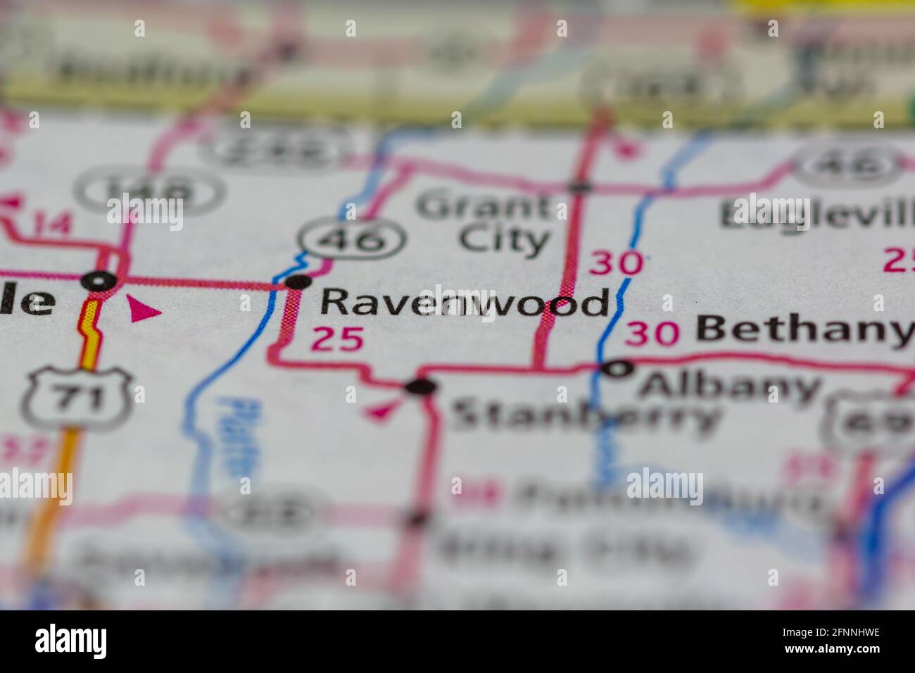 Ravenwood map hires stock photography and images Alamy