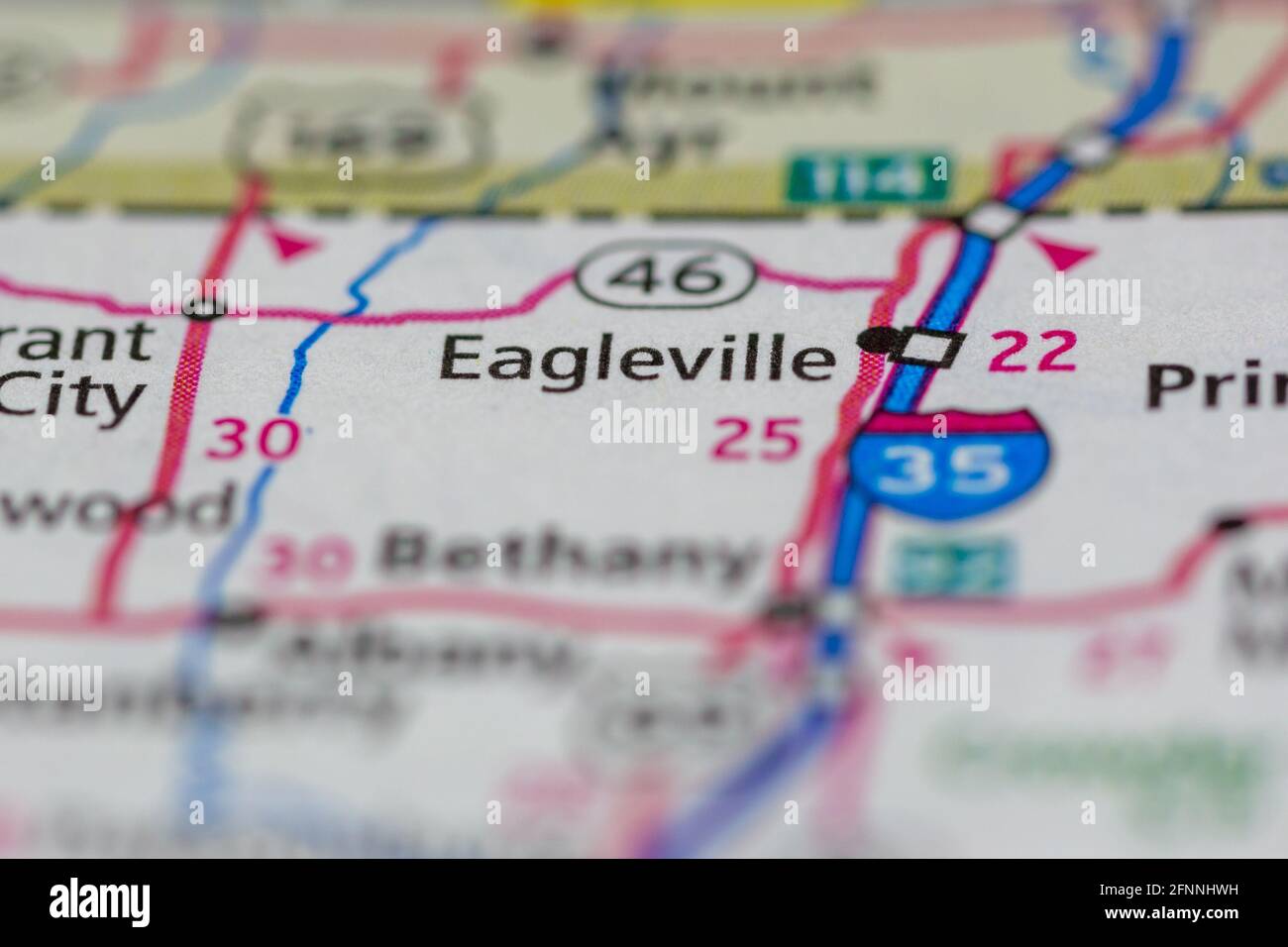 Map of eagleville missouri hires stock photography and images Alamy